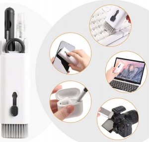 Hurtel 7w1 Uniwersalny zestaw do czyszczenia elektroniki słuchawek telefonów klawiatury szary 7w1 Uniwersalny zestaw do czyszczenia elektroniki słuchawek telefonów klawiatury szary 2