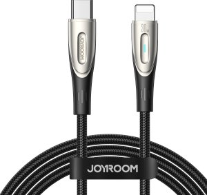 Joyroom Kabel przewód do iPhone Star-Light Series USB-C - Lightning 30W 2m czarny Kabel przewód do iPhone Star-Light Series USB-C - Lightning 30W 2m czarny 1