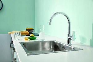 Bateria kuchenna Grohe Sink faucet GROHE QUICKFIX START LOOP, C-shaped spout, chrome, 31374001 16