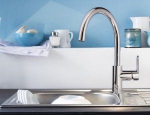 Bateria kuchenna Grohe Sink faucet GROHE QUICKFIX START LOOP, C-shaped spout, chrome, 31374001 10