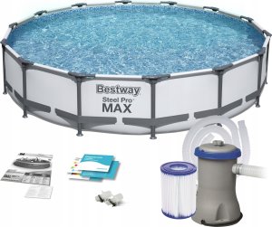 Bestway Swimming pool BESTWAY STEEL PRO MAX with accessories, 4.27m x 84cm, 56595 1