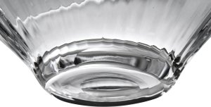 Krosno Salaterka szklana 25 cm szeroki z efektem optyku 4