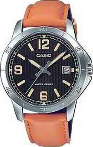 Zegarek Casio Zegarek marki Casio model MTP-V004L kolor Brązowy. Akcesoria męski. Sezon: Cały rok NoSize 1