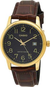 Zegarek Casio Zegarek marki Casio model MTP-V002G kolor Brązowy. Akcesoria męski. Sezon: Cały rok NoSize 1