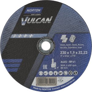 Norton Cutting disc 41 230x1,9mm (50pcs + 5pcs) Norton METAL/INOX VULCAN 1