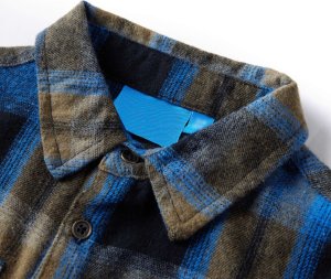 vidaXL Koszula dziecięca z wywijanym kołnierzem, 128 3