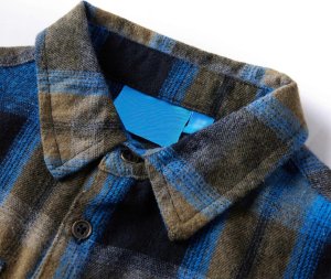 vidaXL Koszula dziecięca z wywijanym kołnierzem, 104 3