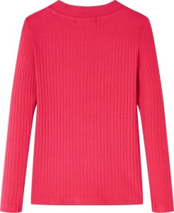 vidaXL Koszulka dziecięca z długimi rękawami, jaskrawy róż, 92 2