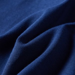 vidaXL Koszulka dziecięca z długimi rękawami, nadruk konia, granatowa, 92 7