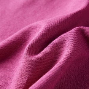 vidaXL Koszulka dziecięca z długimi rękawami, nadruk konia, malinowa, 92 7