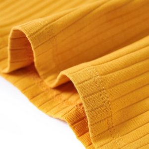 vidaXL Koszulka dziecięca z długimi rękawami, ochra, 104 6