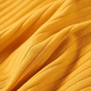 vidaXL Koszulka dziecięca z długimi rękawami, ochra, 104 7