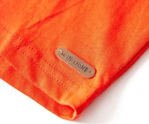 vidaXL Koszulka dziecięca z długimi rękawami, piłka nożna, żywy pomarańcz 104 5