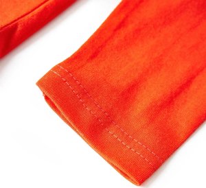 vidaXL Koszulka dziecięca z długimi rękawami, piłka nożna, żywy pomarańcz 104 6