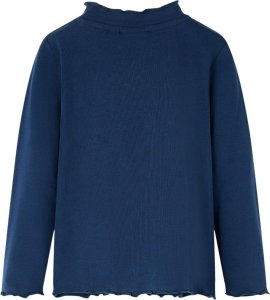 vidaXL Koszulka dziecięca z długimi rękawami, w baletnice, granatowa, 128 2