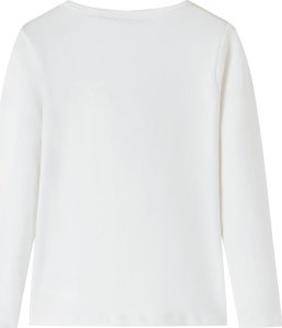 vidaXL Koszulka dziecięca z długimi rękawami, z konikiem, ecru, 104 2