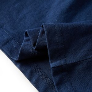 vidaXL Koszulka dziecięca z długimi rękawami, z małpkami, granatowa, 116 6