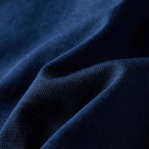 vidaXL Koszulka dziecięca z długimi rękawami, z niedźwiedziem, granatowa, 104 7