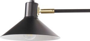Kinkiet Beliani Lampa ścienna metalowa 2-punktowa czarna KADASSA 6