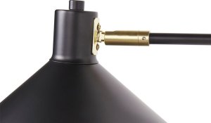 Kinkiet Beliani Lampa ścienna metalowa 2-punktowa czarna KADASSA 8