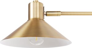 Kinkiet Beliani Lampa ścienna metalowa 2-punktowa złota KADASSA 5