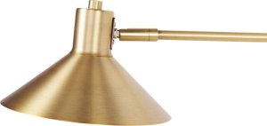 Kinkiet Beliani Lampa ścienna metalowa 2-punktowa złota KADASSA 6