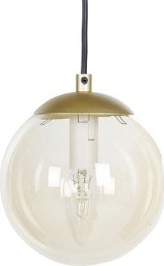 Lampa wisząca Beliani Lampa wisząca szklana 5-punktowa złota NOEL 4