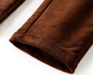 vidaXL Spodnie dziecięce, koniakowe, 92 5