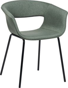 Beliani Zestaw 2 krzeseł do jadalni zielony ELMA 3