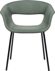 Beliani Zestaw 2 krzeseł do jadalni zielony ELMA 4