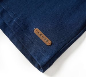 vidaXL Koszulka dziecięca z długimi rękawami, terenówka, granatowa, 116 5