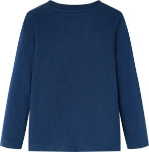 vidaXL Koszulka dziecięca z długimi rękawami, terenówka, granatowa, 92 2