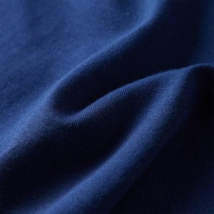 vidaXL Koszulka dziecięca z długimi rękawami, z konikiem, granatowa, 104 7