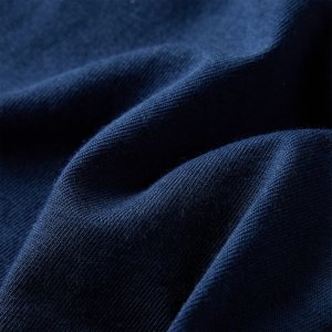 vidaXL Koszulka dziecięca z długimi rękawami, z jelonkiem, granatowa, 116 7