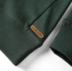 vidaXL Bluza dziecięca z buźką, ciemnozielona, 92 6