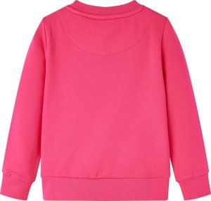 vidaXL Bluza dziecięca z cekinowym pawiem, jaskrawy róż, 116 2