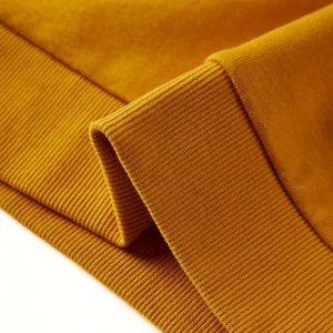 vidaXL Bluza dziecięca z liskiem, kolor ochry, 128 6