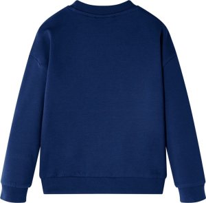 vidaXL Bluza dziecięca, nadruk z motylem, granatowa, 116 2