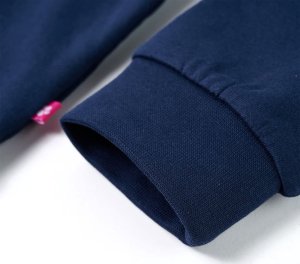 vidaXL Bluza dziecięca, nadruk z motylem, granatowa, 92 5