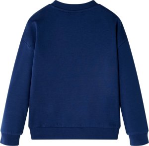 vidaXL Bluza dziecięca, nadruk z motylem, granatowa, 128 2