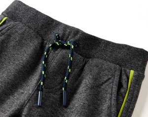 vidaXL Dziecięce spodnie dresowe, granatowy melanż, 128 3