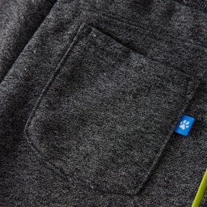 vidaXL Dziecięce spodnie dresowe, granatowy melanż, 128 6