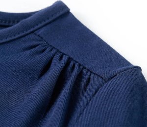 vidaXL Koszulka dziecięca z długimi rękawami, baletnica, granatowa, 92 4