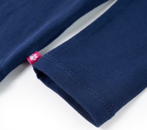 vidaXL Koszulka dziecięca z długimi rękawami, baletnica, granatowa, 92 6