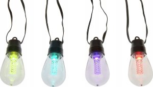 Beliani Girlanda świetlna ogrodowa kolorowa 15 x G40 Smart LED 11.5 m IP 44 ITILLEQ 8