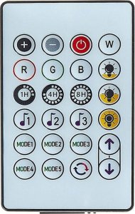 Beliani Girlanda świetlna ogrodowa kolorowa 25 x G40 Smart LED 9 m IP 44 ISORTOQ 7