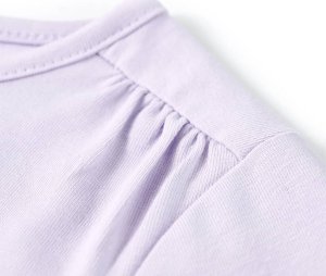 vidaXL Koszulka dziecięca z długimi rękawami, baletnica, jasnoliliowa, 92 5