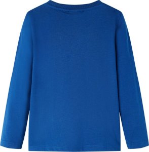 vidaXL Koszulka dziecięca z długimi rękawami, tygrys, ciemnoniebieska, 128 2