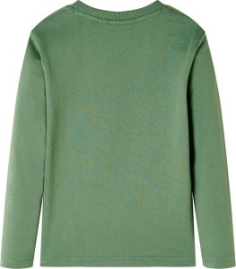 vidaXL Koszulka dziecięca z długimi rękawami, z gorylem, jasne khaki, 104 2