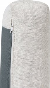 Beliani Narożnik prawostronny rozkładany z pojemnikiem beżowy KARILA 10